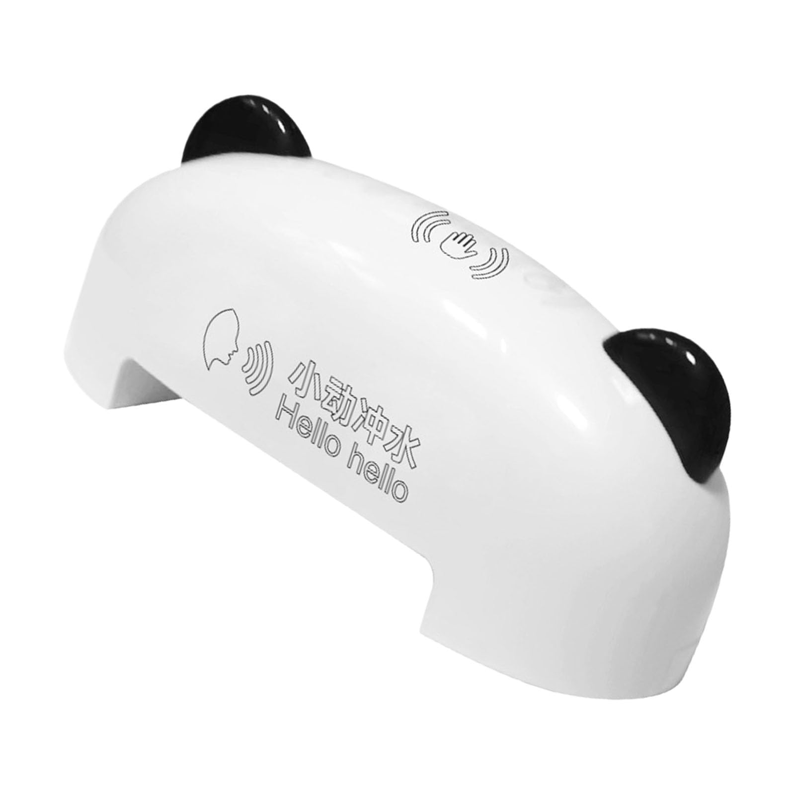 Auto Flush Adapter Voice Control 2000mAh Powered ABS Construction Conservation Simple Setup Energies Efficient Toilet Flushes Adapter