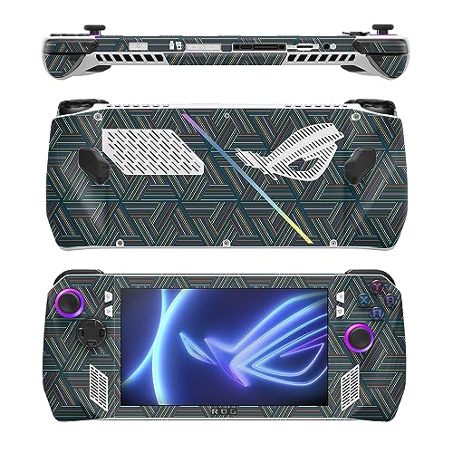 Image of MightySkins Skin Compatible with Asus ROG Ally - Triangle Stripes | Protective, Durable, and Unique Vinyl Decal wrap Cover | Easy to Apply, Remove, and Change Style