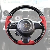 JB74Wジムニーシエラ 純正レザーステアリング ハンドルGS111-15850 送料無料] 新車外し☆スズキ ジムニー シエラ 純正 レザー