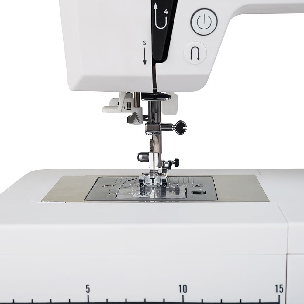 ROLD S700 Computernähmaschine – 146 Stiche, automatisches Knopfloch, LED-Beleuchtung & Start/Stopp-Taste | Nähen ohne Pedal, Horizontalgreifer & stabiler Metallrahmen