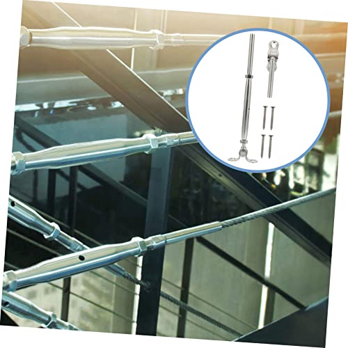 Angoily 1 set Kit de Cable Railing Con Tensor Toggle para Accesorio de Poste para Proyectos de Barandales miniatura 5