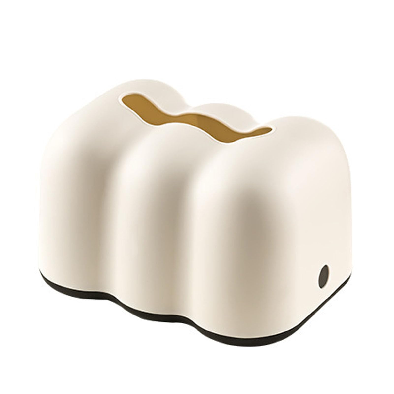 Gsycle Tissue Box, Cloud Shape Tissue Holder Wall Mounted Tissue Dispenser Plastic Napkin Holder for Countertop Living Room Bedroom