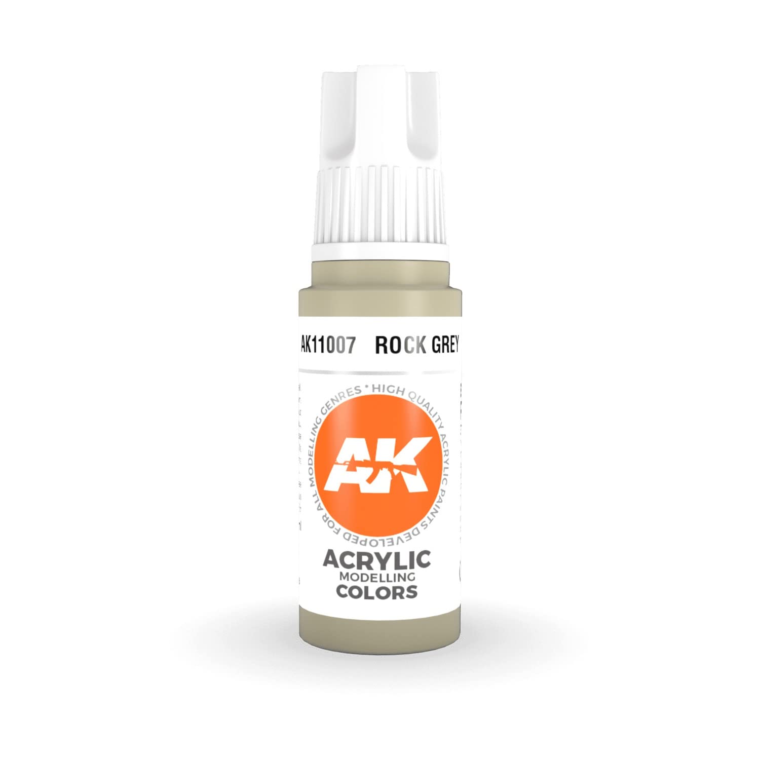 AK Interactive 11007 Rock Grey 17ml 3rd Gen. Acrylic Model Paint