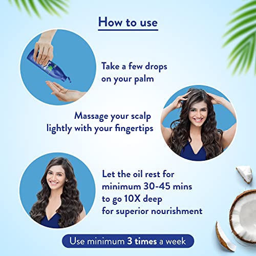 Parachute Advansed Gold Coconut Hair Oil, Pure Coconut Oil, Vitamin E for Long, Strong & Gorgeous Hair, 400 ml - Image 5