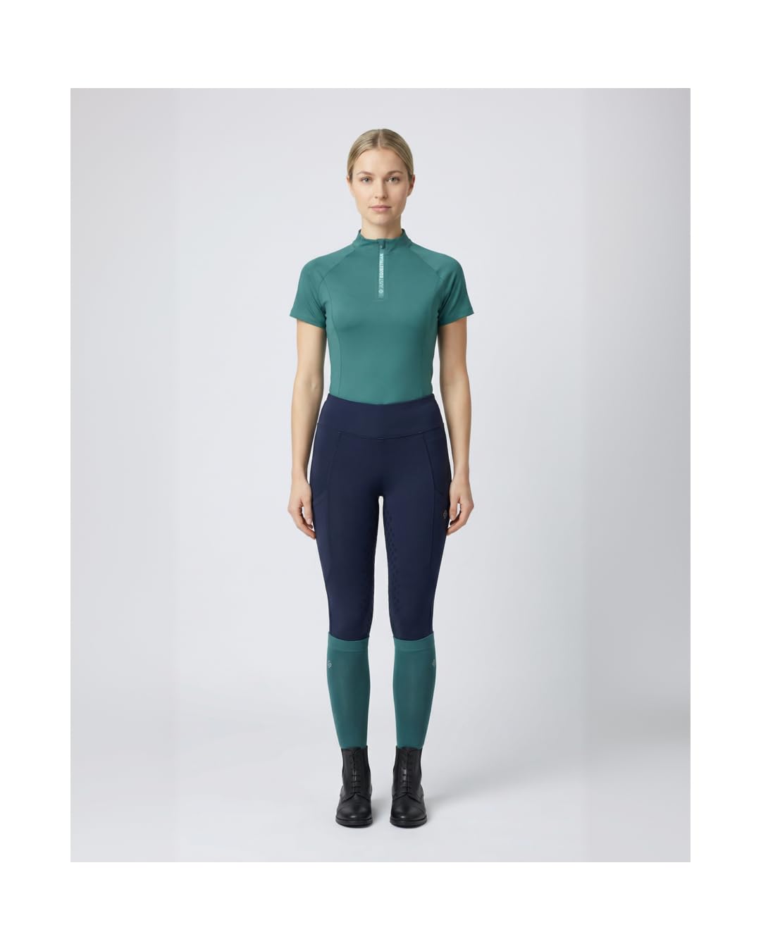 Sommer-Reitleggings Badalona Full Grip, Damen Reitleggings mit Silikon-Vollbesatz, 4-Way-Stretch und Handytaschen