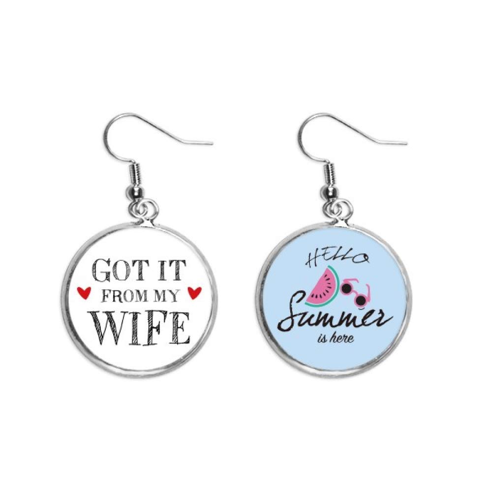 Pendientes de sandía un recuerdo de verano y amor para tu esposa 5