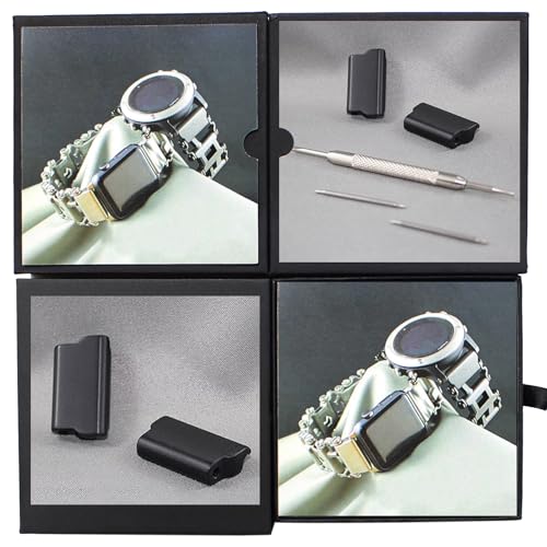 Link- watch adapter compatible with LEATHERMAN TREAD LT - Black (Lug size 26mm, Black, TREAD LT)