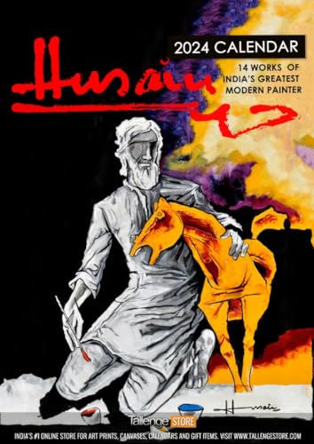 Image of Tallenge - M F Husain - Art By Indian Master - 2023 Wall Calendar - 12 x 17 Inches (Paper, Wall Calendar)