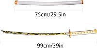 Vista 49 de SV Anime Demon Slayer Sword Katana 41 Inch Decorative Collectible Gift Cosplay Sword，Various Styles Available