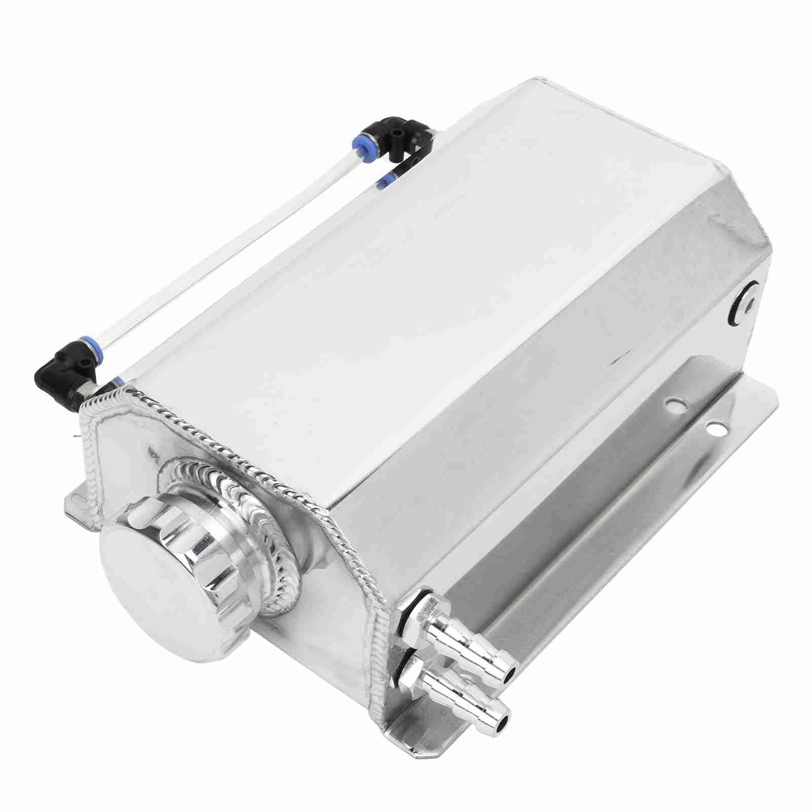 Serbatoio di Troppopieno del Liquido di Raffreddamento Serbatoio Universale per Radiatore in Lega di Alluminio da 2 Litri per la Maggior Parte delle Auto di Raffreddamento Efficiente e
