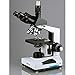 AmScope 40X-2000X LED Trinocular Biological Compound Microscope, White, T490B-LED