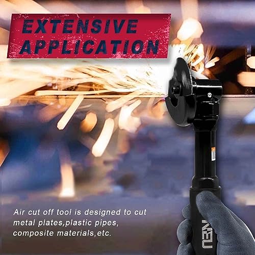 Herramienta de corte de aire PNEUPACTURE con protector de seguridad ajustable 5
