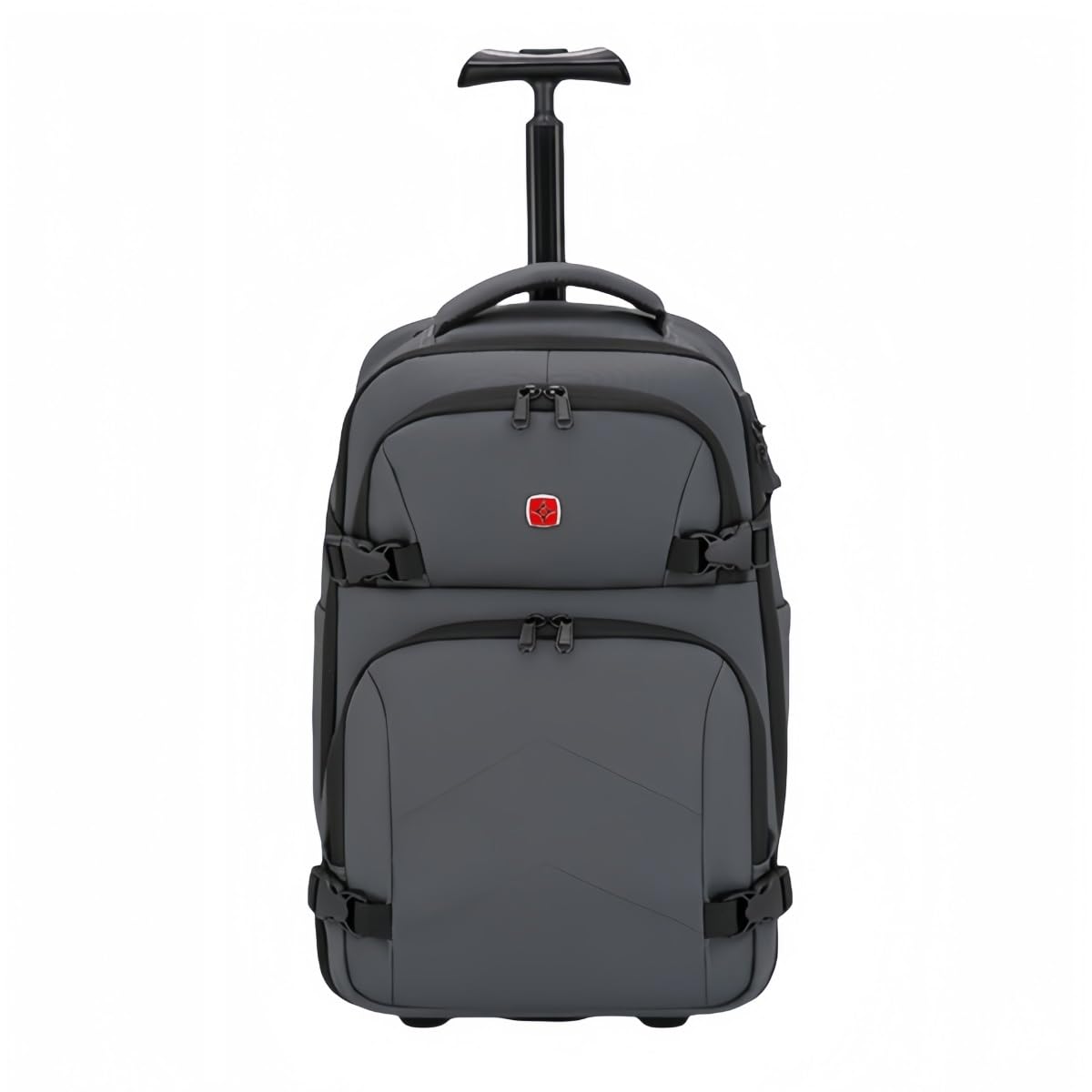 Mochila Portatil con Ruedas Hombre Mujer Mochila de Viaje con Ruedas Impermeable y Antirrobo, para Ordenador Portátil, Viaje, Trabajo, Escuela