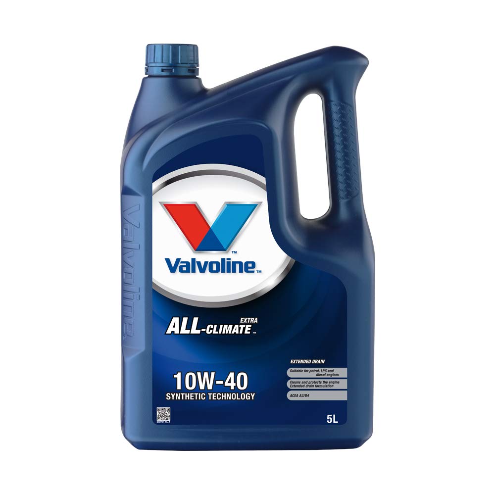 Valvoline All Climate Extra 10W-40 - Aceite para motor (4 unidades, 5 L)