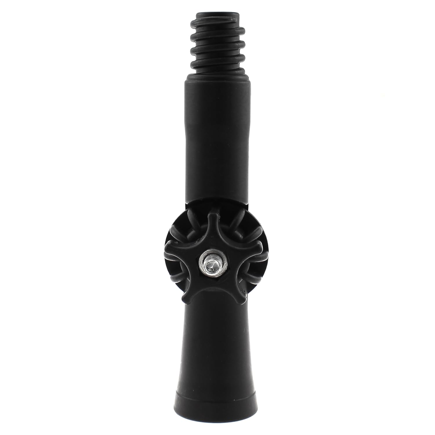 Maxmoral 13.9cm Black Rotatable Angle Adapter Extension Rod Attachment Plastic Gimbal Mop Accessories Broom Handle Adapter Compatible Threaded