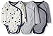 Produktbild Moon and Back by Hanna Andersson Baby-Body mit langen Ärmeln und seitlichen Druckknöpfen aus Bio-Baumwolle, 3 Stück, navy, 6-12 Monate (67-72 CM)