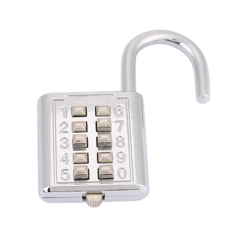 Serratura a combinazione parti di fissaggio altri elementi di fissaggio in lega di zinco in lega di zinco lucchetto a combinazione a 5 cifre per porta scuola palestra recinzione armadio(10 keypads)