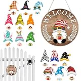 Zwergen-Dekorationen, magnetisch, austauschbar, saisonales Zubehör – Feiertags-saisonale Zwergen-Dekorationen, für Freunde, Erwachsene, Männer, Frauen, Urlaub, Haus, Garten, drinnen und