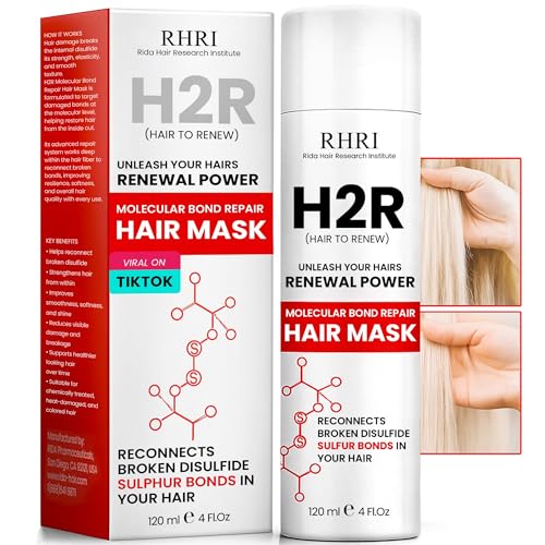 Hair Mask For Damaged Hair | Leave In Hair Mask | Molecular Bonding for Hair Growth, Thinning & Split Ends | Rapid Repair for Damage from Bleach, Chemicals & Heat | Frizz Control Hair Treatment