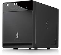 Vista 7 de Mediasonic PROBOX gabinete de HDD SATA con 4 compartimientos de 3.5 pulgadas, soporte para USB 3.0 eSATA, HDD SATA de 30TB (HF2-SU3S3)