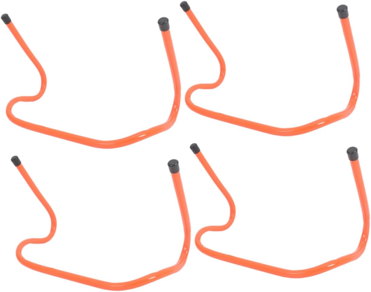 4pcs Agility Hurdles Plastic Training Barriers for Speed and for Soccer Football and Track Practice for Boys and Girls and Athletes