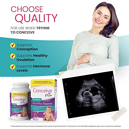 Conceive Plus His + Hers Fertility Support 3 Month Supply Prenatal Supplements - Vitamins Bundle For Couples Trying To Conceive #TOP6