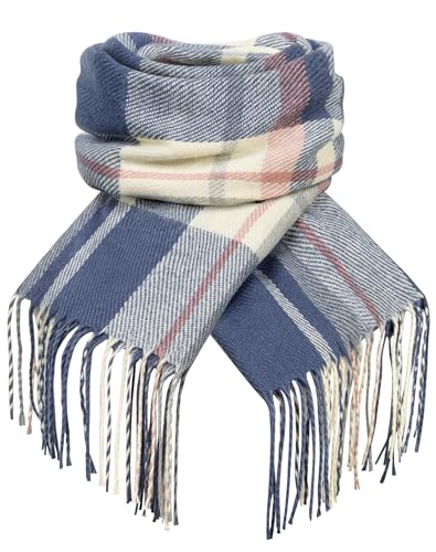 Image of Loritta Winter Scarf for Women, Long Plaid Shawl Wraps Scarves Gifts