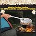 Campfire Popcorn Popper - Old Fashioned Popcorn Maker with Telescoping Handle - Camping Gear by Great Northern Popcorn (Black)