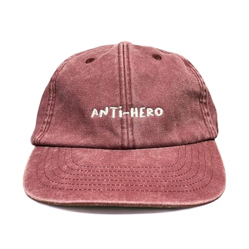 Vivian Flytrap Unisexo Anti-Hero Gorra de Béisbol Lavada y Bordada - Red