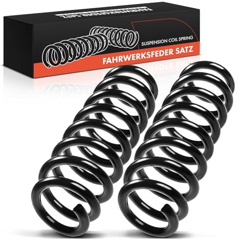 Frankberg 2x Federn Fahrwerksfeder Hinterachse Links Rechts Kompatibel mit 3er E90 2004-2011 3er Coupe E92 2006-2013 Replace# 33536767337