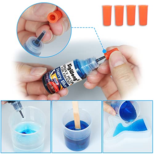 Epoxy-Resin-Pigment-24-Colors-Liquid-Translucent-Epoxy-Resin-Colorant-Highly-Concentrated-Epoxy-Resin-Dye-for-DIY-Jewelry-Making-Paint-Craft-6ml-Each-with-6-Colors-Resin-Glitter