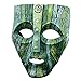 Loki Mask 3D God of Mischief Cosplay Adulte & Enfant Masque Résine Artisanat Mascarade Spectacle Couverture Du Visage Coiffures Accessoires De Fête Décorations Ornements Pour La Maison (Green)