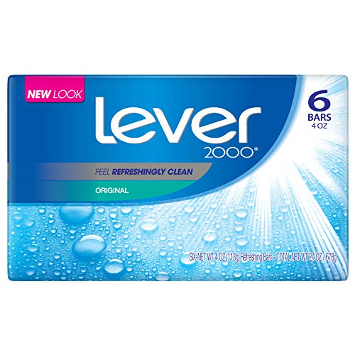 Lever 2000 Bar Soap, Original, 4 Ounce, 6 Bars Per Pack (2 Packs)