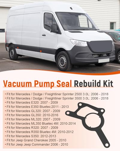Kit de Reacondicionamiento para Bomba de Vacío Compatible con Mercedes E320/E350 Bluetec/GL320/GL350/ML320/S350, Jeep Commander/Grand Cherokee y Freightliner Sprinter miniatura 2