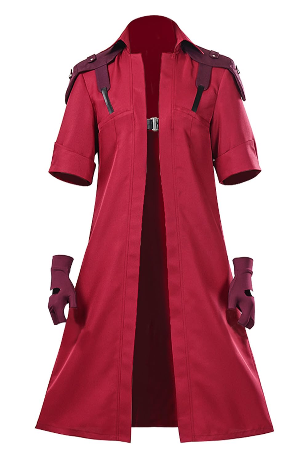 Devil Cry 5 Cosplay Dante Costume Anime DMC Red Trench Coat Jacket Gloves Outfit Demon Suit for Mens