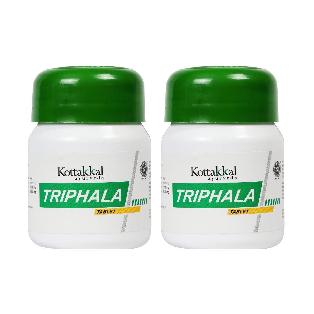 Kottakkal ayurveda® Triphala Tablet - 60 Nos, Improves General Strength & Dental Health - Pack of 2 (B0B1VH64Z6) Amazon Price History, Amazon Price Tracker