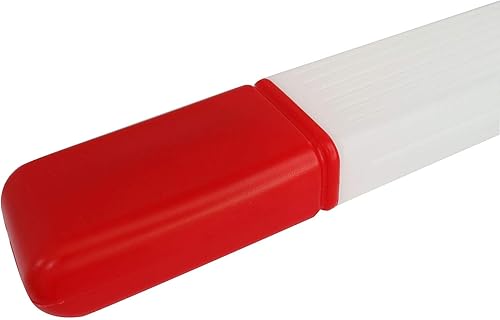 Miniatura 3 de NX Garden 2 contenedores de tubo grandes de plástico transparente de 16.1 in (rojo + amarillo)