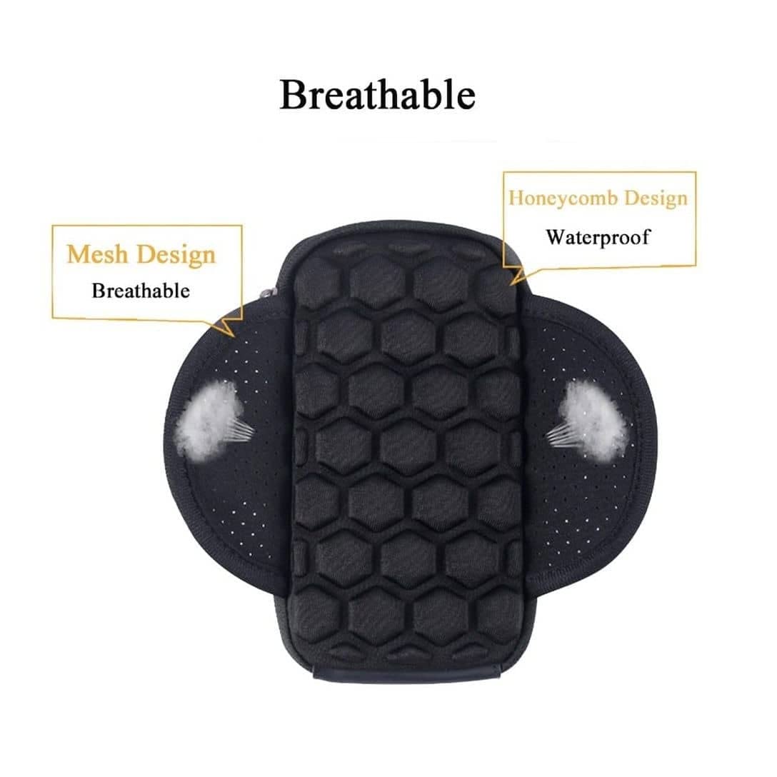 Wodoodporna Odblaskowa Opaska na Ramię Sport Running Gym CyclingBbk Vivo Iqoo 10 5G (2022) - Czarny