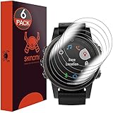 Garmin Fenix 5s Screen Protector (Garmin Fenix 5s Plus)(6-Pack), Skinomi TechSkin Full Coverage Screen Protector for Garmin Fenix 5s Clear HD Anti-Bubble Film