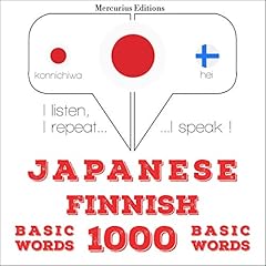 Couverture de Japanese - Finnish. 1000 basic words