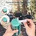 4-Pack Soda Can Lids - 3 Sizes Can Covers with Silicone Straws, Reusable BPA-Free, Spill-Proof & Airtight Seal, Easy to Use, Fits for S/M/L Sizes Cans for Soda, Beer, Juice, Seltzer