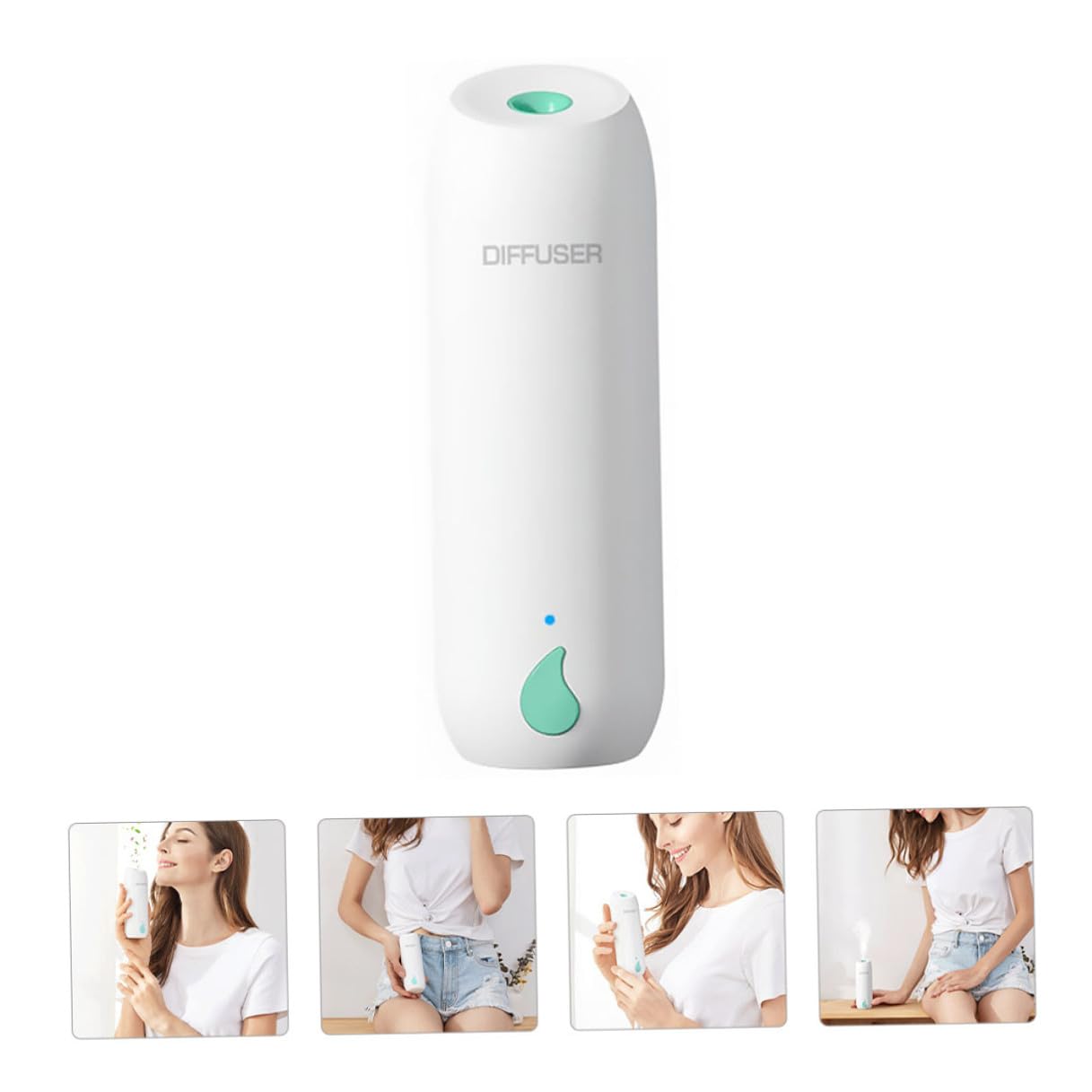 Diffusore Automatico Di Oli Essenziali Per Aromaterapia Domestica, Rinfrescante Per L’aria Silenzioso e Compatto, Per Ufficio, Camera Da Letto e Studio