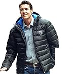 Hoher Tragekomfort Herren Winterjacke Steppjacke Gesteppte Jacke Oeko-Tex (XL (56), Schwarz)