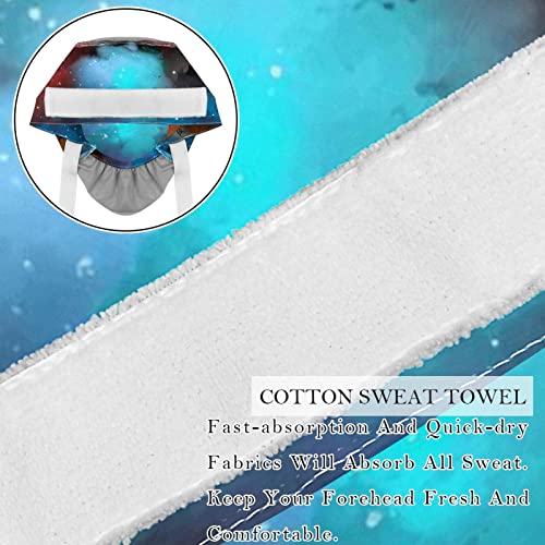 Chapeaux bouffants galaxie espace JDEZ : casquette travail ajustable