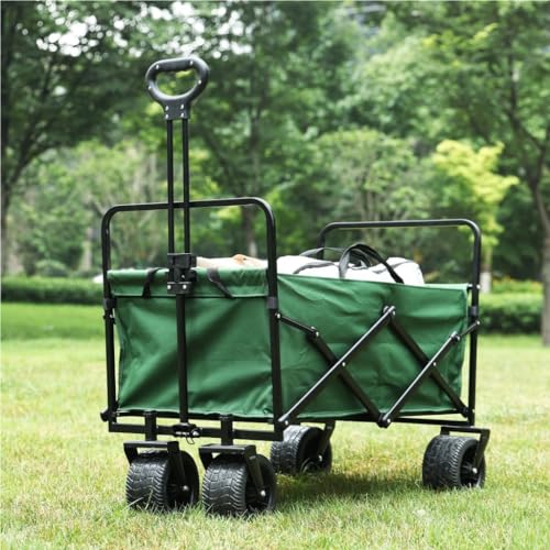 Outdoor-Trolley Campingwagen, Outdoor-Wagen, Faltbarer Campingwagen, Picknickwagen, Einkaufswagen, Gemüsewagen, Kleiner Wagen Gartenwagen – Bild 3