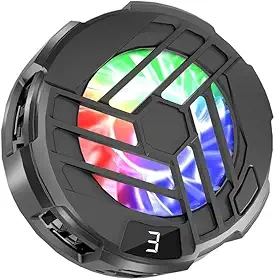 Cooler Para Celular Gamer Magnético Com Rgb, 5500rpm, Placa Peltier Ultra Fria, Resfriador Potente Para Jogos Mobile, Baixo Ruído, Alta Eficiência, Ideal Para Pubg Cod Free Fire