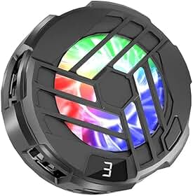 Cooler Para Celular Gamer Magnético Com Rgb, 5500rpm, Placa Peltier Ultra Fria, Resfriador Potente Para Jogos Mobile, Baixo Ruído, Alta Eficiência, Ideal Para Pubg Cod Free Fire
