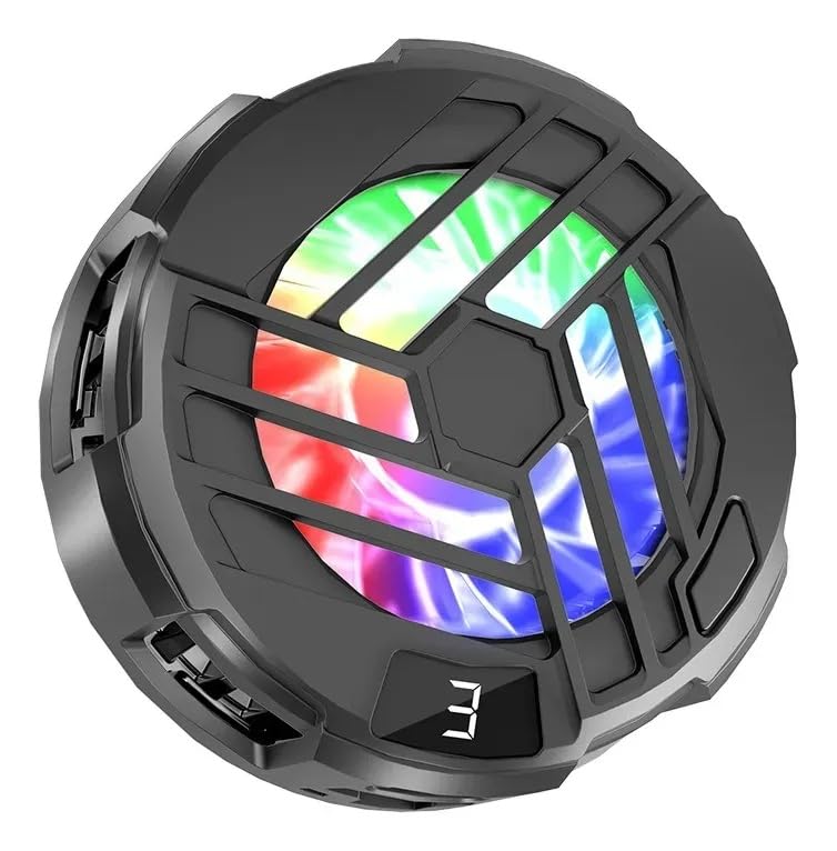 Cooler Para Celular Gamer Magnético Com Rgb, 5500rpm, Placa Pelti...