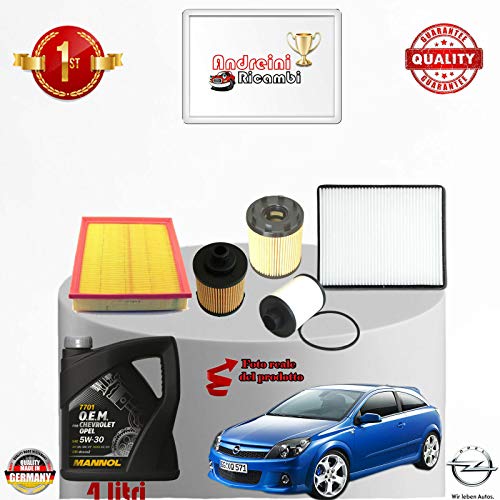 KIT TAGLIANDO FILTRI + OLIO ASTRA H 1.3 CDTi 66KW
