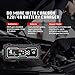 EAFCar Car Battery Charger 4-Amp, 12V Battery Charger Automotive, Trickle Charger for Car Battery - Smart Fully Battery Maintainer with Temperature Compensation and LCD Display